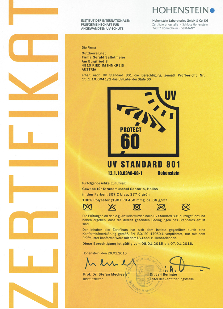 Zertifikat_UV60_Hohenstein