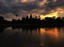 In Kambodscha reisen - Angkor Wat Sonnenaufgang