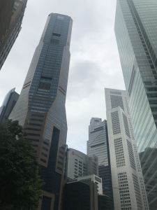 Singapur Skyline im November - Bilder