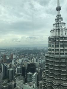 Flashpacking Malaysia - Petronas Towers Aussichtsplattform