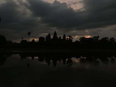 Kambodscha Backpacker Reisebericht - Angkor Wat Sonnenaufgang