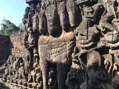 Reisebericht Kambodscha - Terrasse der Elefanten zur Terrasse des Lepra-König