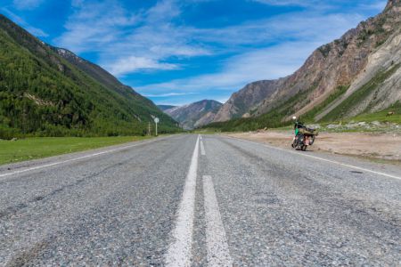 4 - Altai-Gebirge - Barnaul - Moped Reise