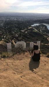 Ausblick auf hinter dem Hollywood Sign