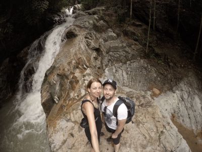 Beim Hin Lad Wasserfall in Thailand