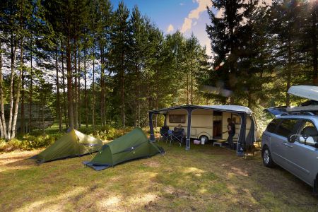 Camping Nya Skogsgarden mit Trek Escape 1+2