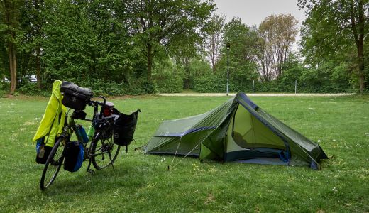 Radtour an der Donau - Campingplatz Straubing