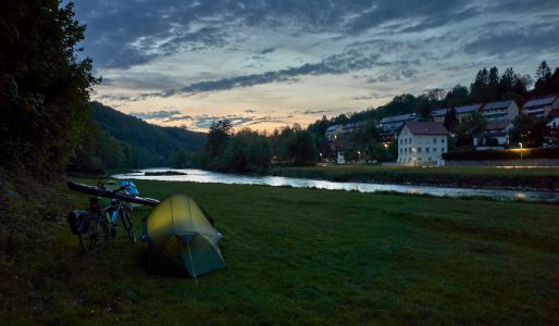 Radtour an der Donau - Passau campen an der Ilz