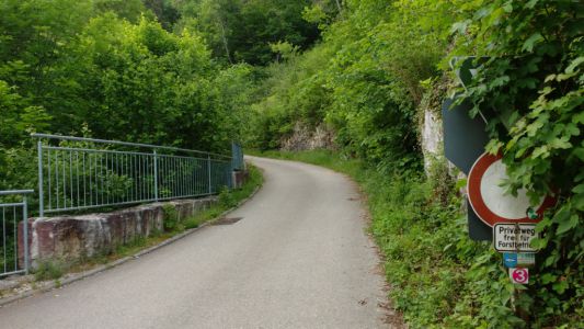 Weg Steigung Laufenmühle